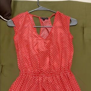 Coral summer dress
